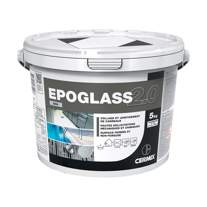 Epoglass 20 Mortier époxy Bi Composant Pour Collage Et